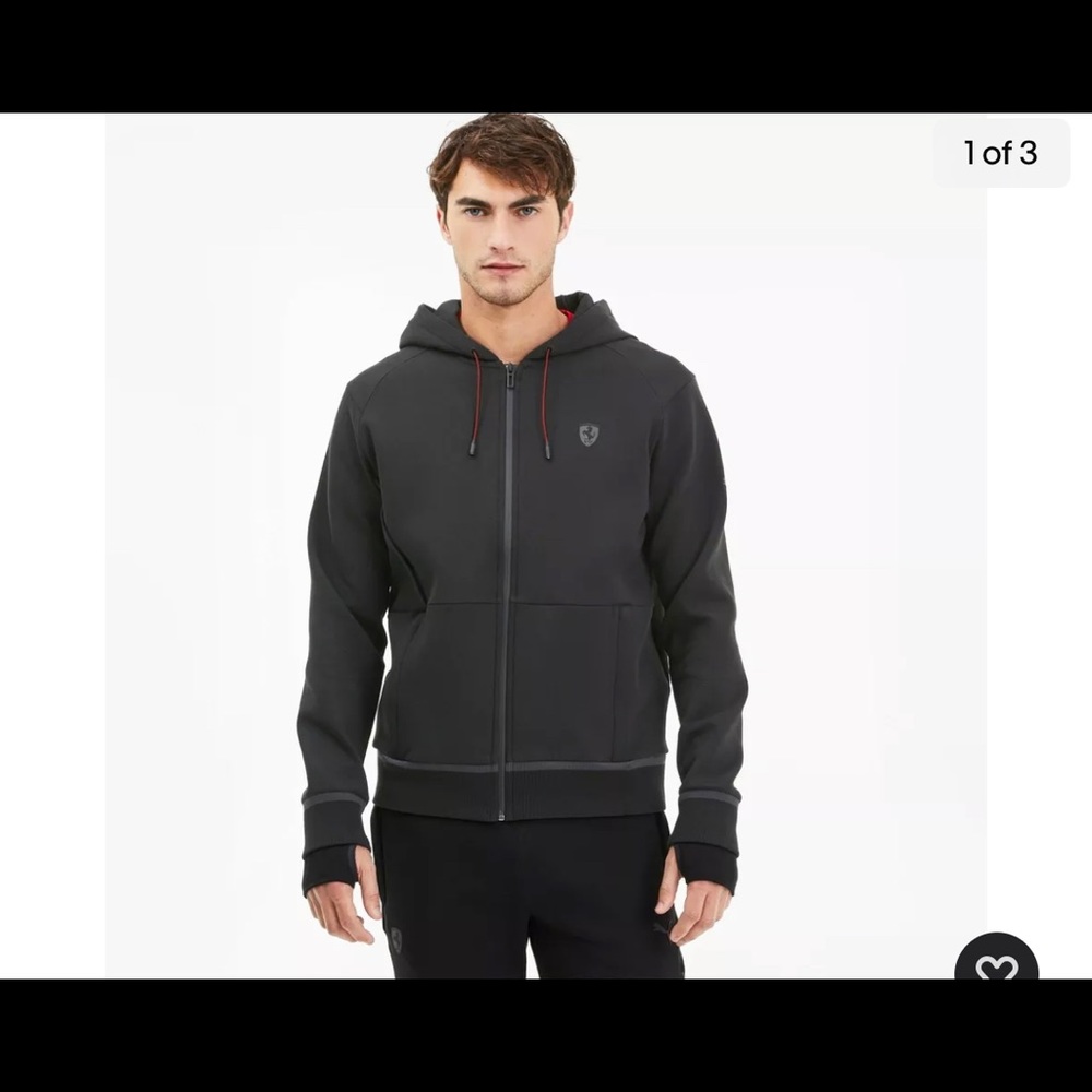 Puma Ferrari Men’s Full Zip Hoodie, size XL.